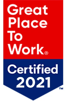 Awards – Great Place to Work Certified 2021